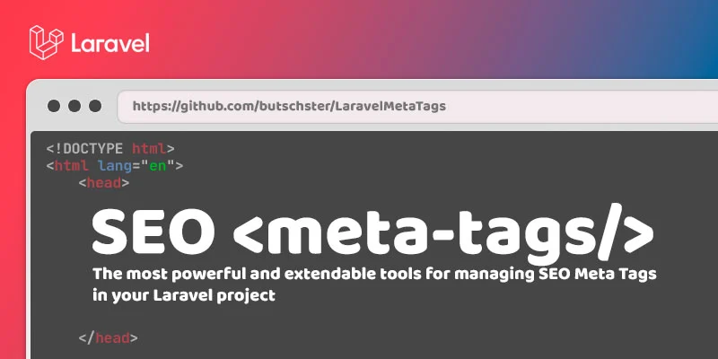 Improve Your Laravel Ecommerce Store Technical Seo Using Butschster/laravelmetatags